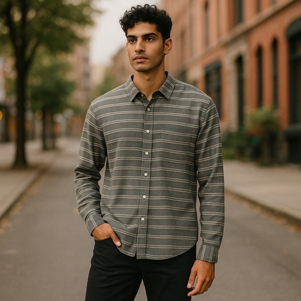 CLUB MONACO MEN’S BUTTON DOWN SHIRT